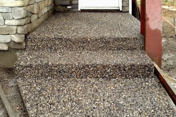 exposed aggregate concrete in Adelaide